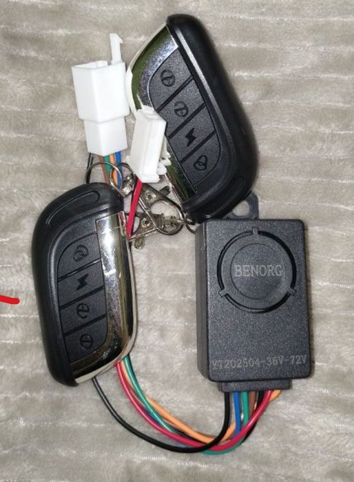 Сигнализация 36-55 вольт на самокат, электровелосипед, скутер