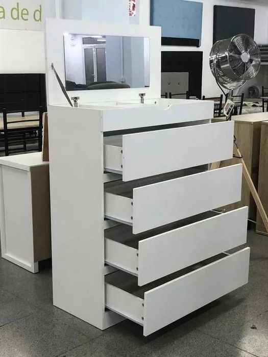 Cómoda nova com espelho - envio grátis