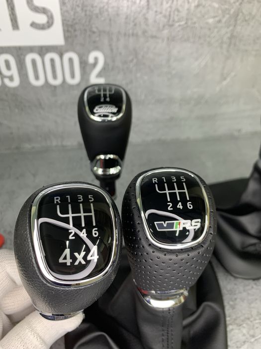 Ручка кпп з чохлом Шкода Октавія А5 4x4 VRS Scout L&K / Skoda Octavia