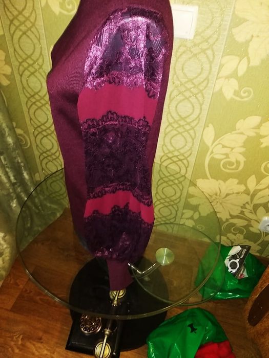 Бордовый реглан размер М