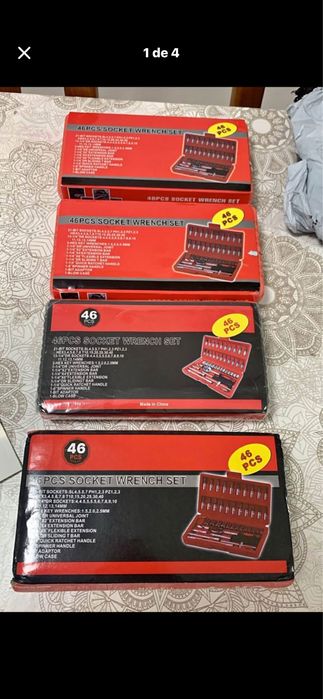 Caixa ferramentas 46 pecas NOVAS