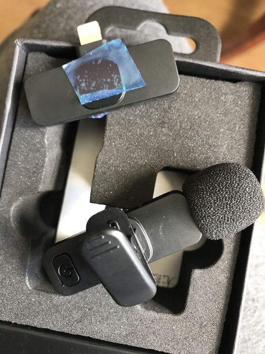 Microfone Lapela Sem Fio P/ iPhone Lightning Profissional K9