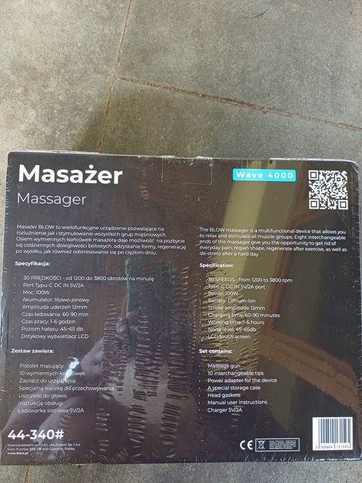 Masażer BLOW Wave 4000