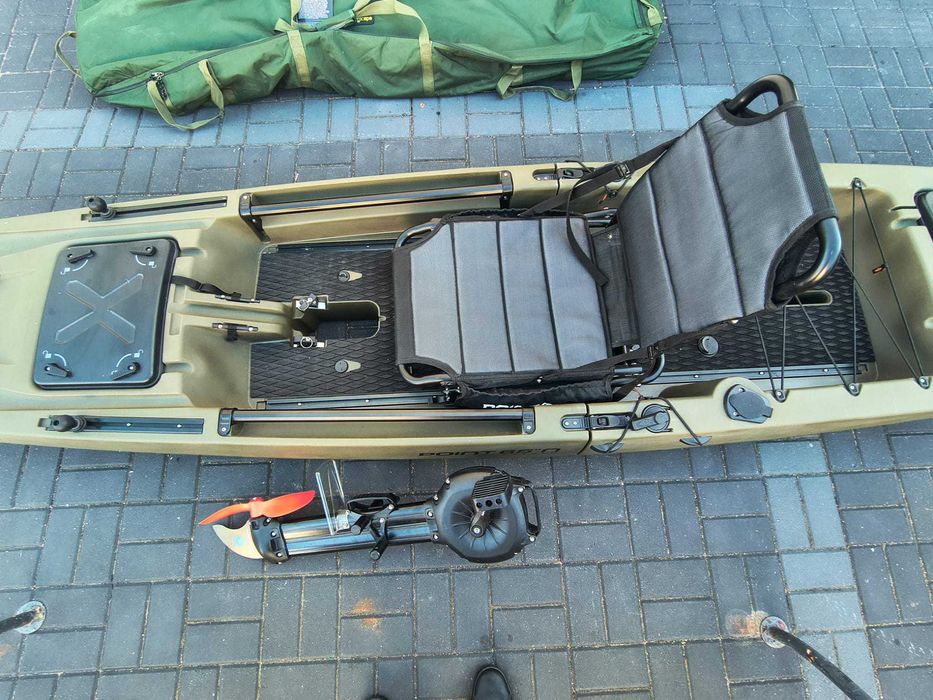Modułowy kajak wędkarski Point 65 KingFisher Solo + Napęd ImpulseDrive