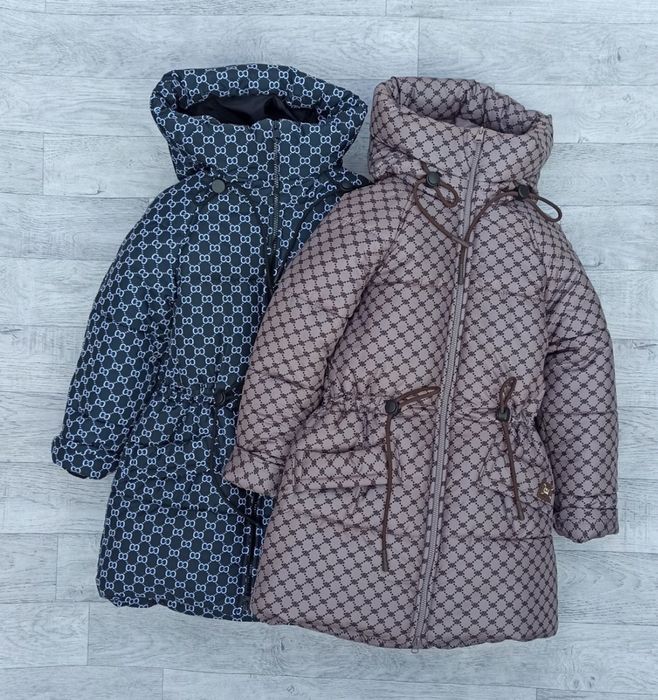 Зимова куртка пуховик дівчинка