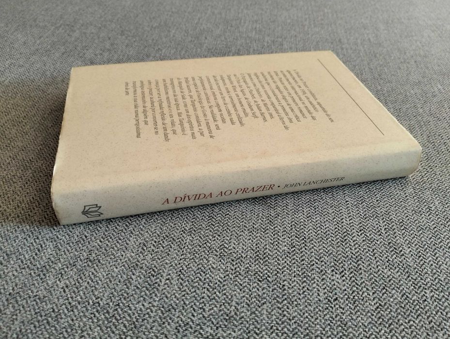 Livro "A dívida ao prazer" de John Lanchester