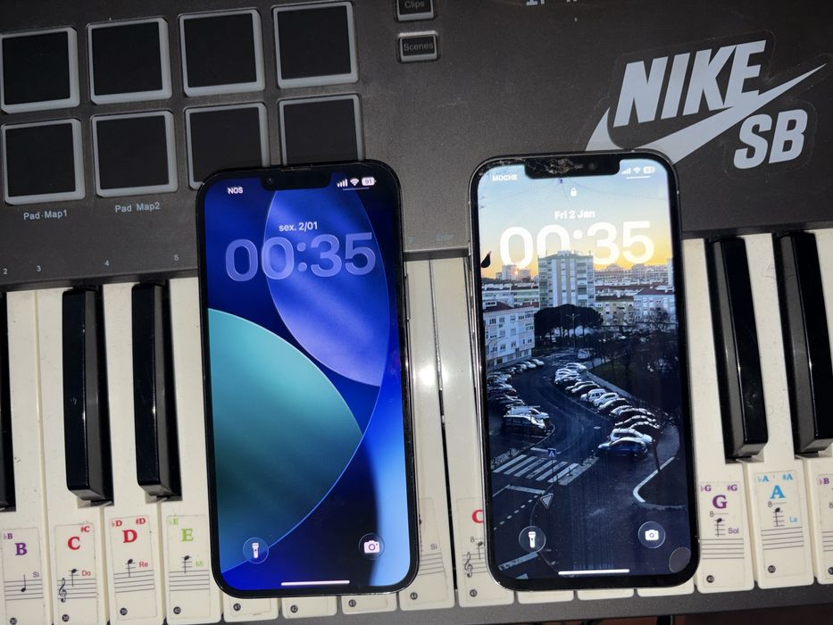 Iphone 12 pro max partido bloqueado para a Nos e 13 pro max  100%