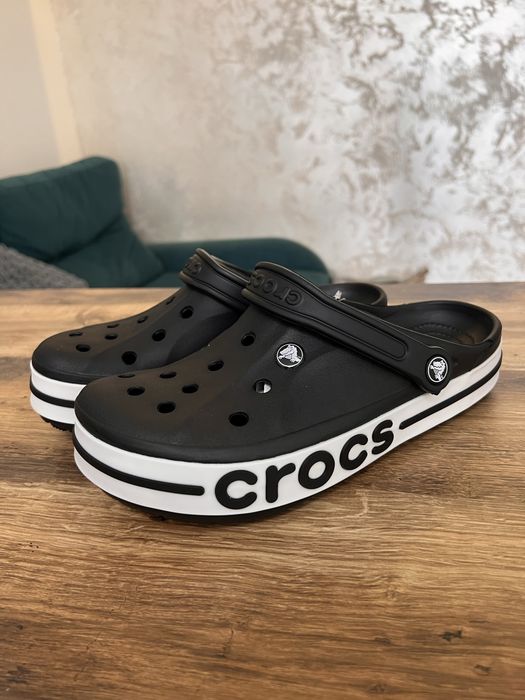 Crocs Bayaband | Black|  White | classic |  clog |  крокси | шльопанці | класичні Crocs |  w7 w8 w9 m6 - m12 |  Coach