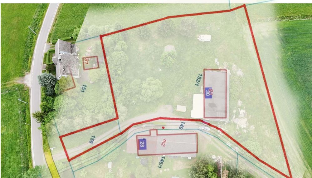 Działka budowlana 0.46 ha w Lipienicy