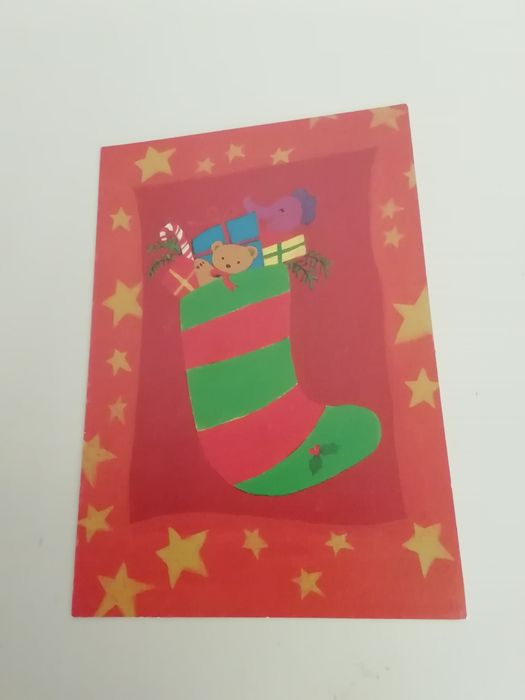 Postal de natal Cruz Vermelha Portuguesa