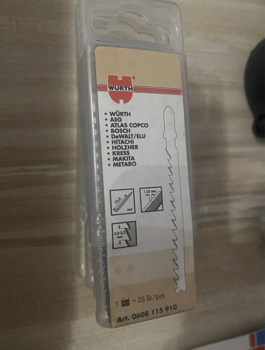 Brzeszczot do wyrzynarki Wurth