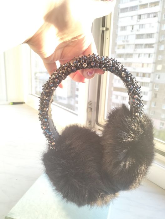 Хутряні зимові навушники