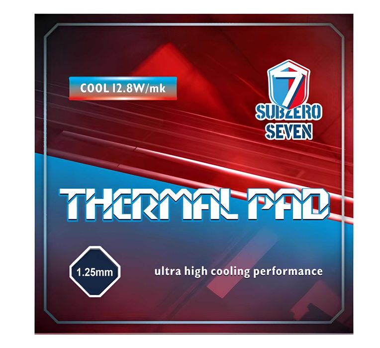 Термопрокладка SubZero 15.8 W/mK 100x100 0,5мм-3мм 0,75 1,25 1,75мм