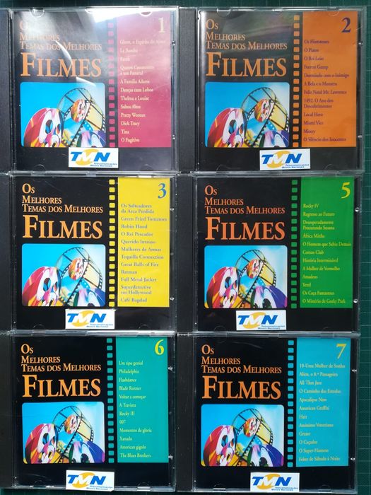 11  CD'S;  Os Melhores Temas dos Melhores Filmes