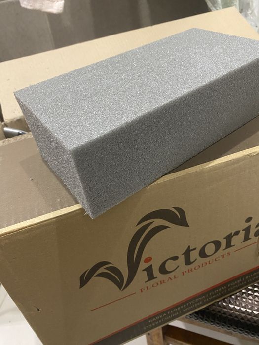 Флористична піна для сухоцвітів оазис сірий губка