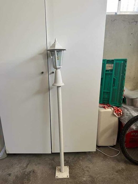 Candeeiros p/Exterior brancos 145 cm