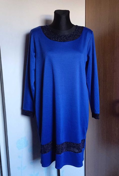 Chabrowa sukienka r. 50