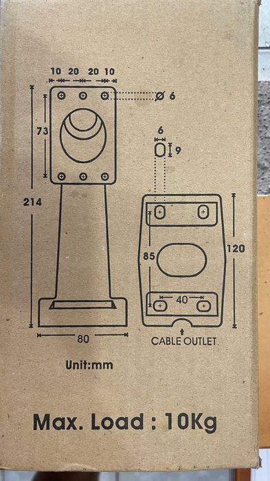 Uchwyt kamery przemysłowej