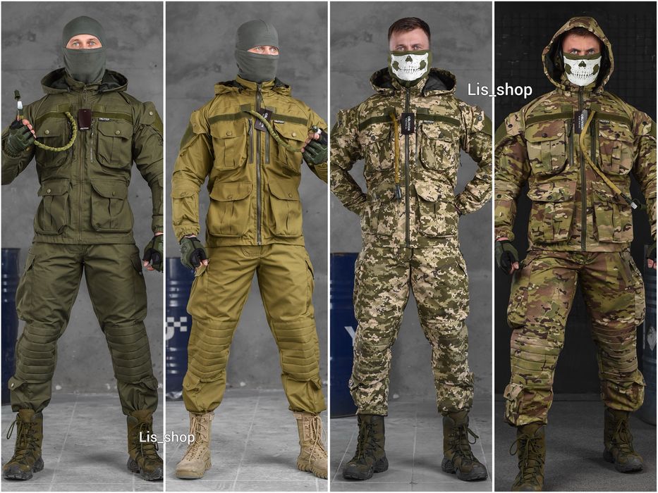 Тактичний костюм  sniper Oblivion піксель олива мультик койот