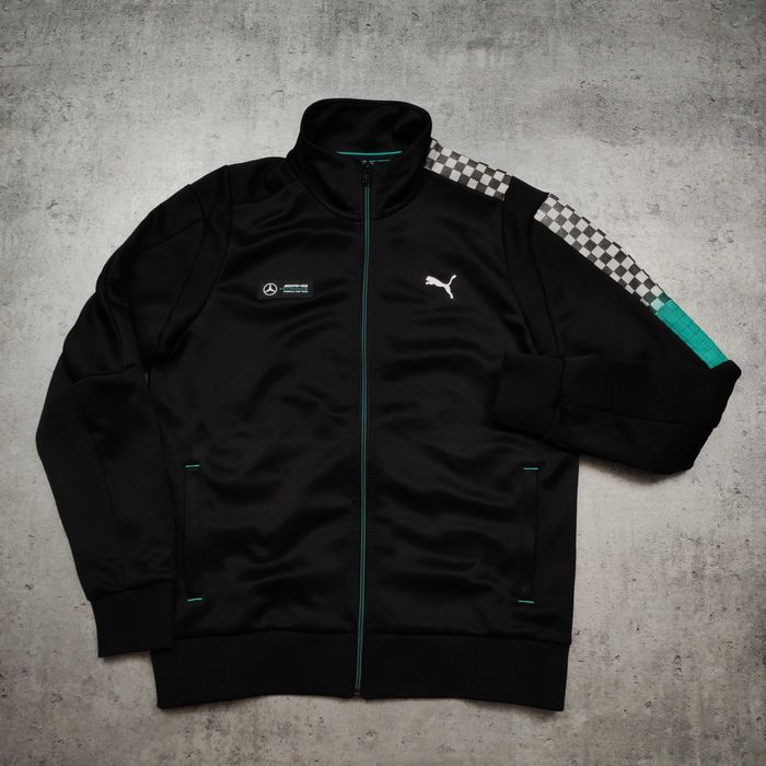 MĘSKA PREMIUM Bluza Racing Puma Mercedes Bena AMG Jak NOWA Rozpinana