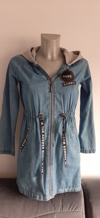 Kurtka bluza płaszcz jeans 140 cm Reserved