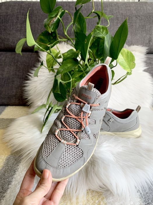 Ecco 40 szare sneakersy logo