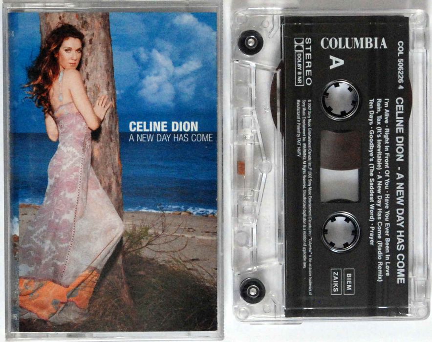 Celine Dion - A New Day Has Come (kaseta) BDB