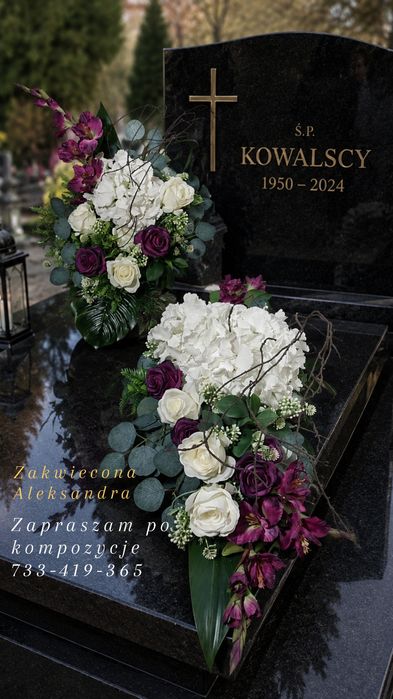 Wiązanki na cmentarz