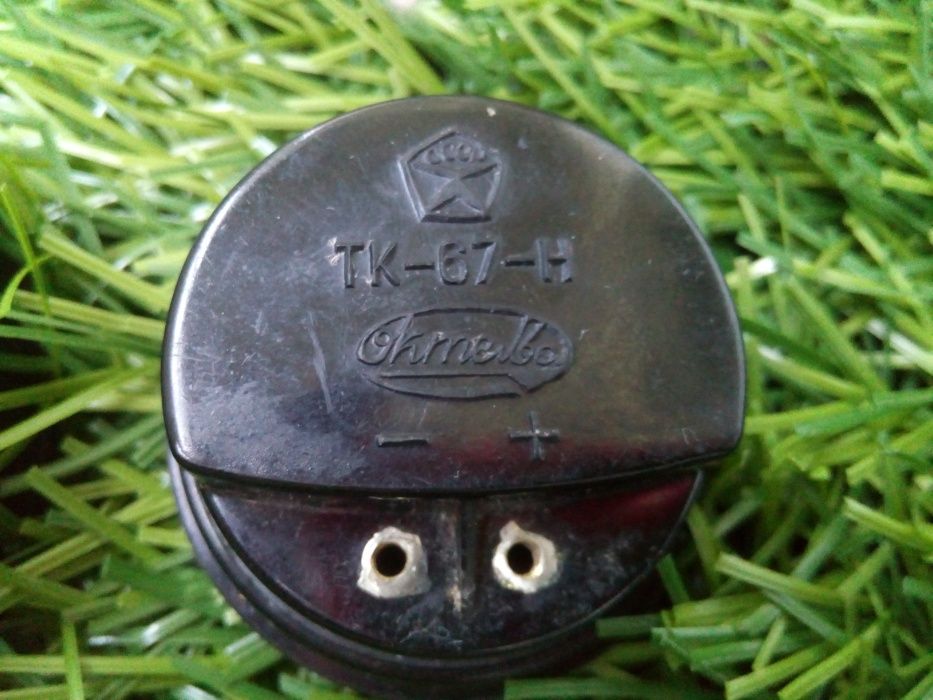 Телефон капсюльный Октава ТК-67-Н СССР знак качества бакелит динамик ...