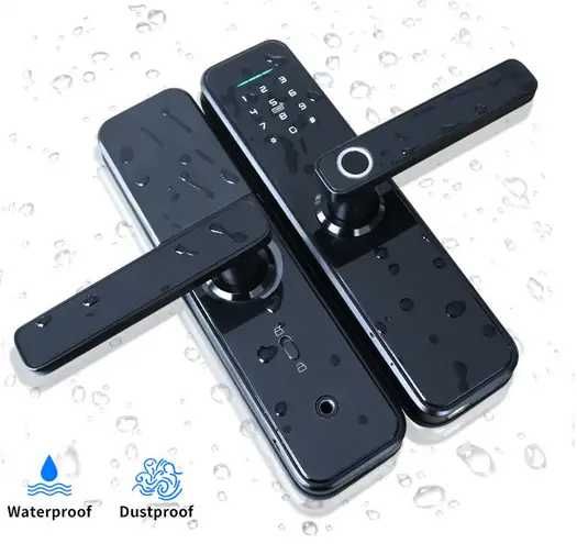 Смарт замок для квартири з відбитком пальця, smart lock для квартири з кодовою панеллю замок з відбитком пальця