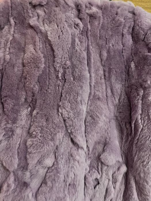 Casaco de coelho Lilas ( Novo com etiqueta de compra)