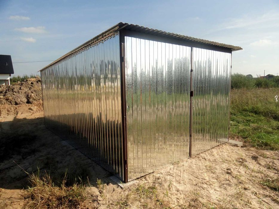 Garaż blaszany 3x4 3x5 3x6 Blaszak Schowek Magazyn Garaże Producent