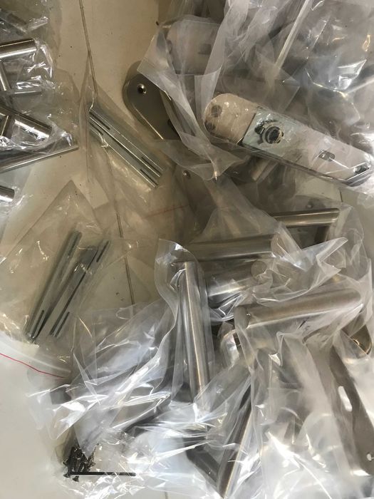 Дверні ручки 3 комплекти AwmnSrman, міжкімнатні двері,Нержавіюча сталь