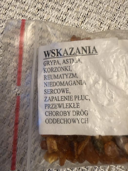 Bursztyn na nalewkę
