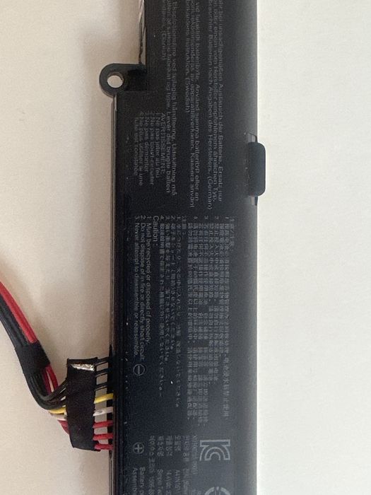 Оригінальна батарея Asus A41N1611 для ноутбуків Asus ROG GL553VD