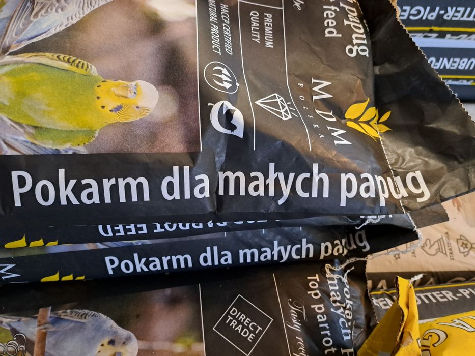 Karma ziarno papuga mała MDM  20 kg za 90 zł