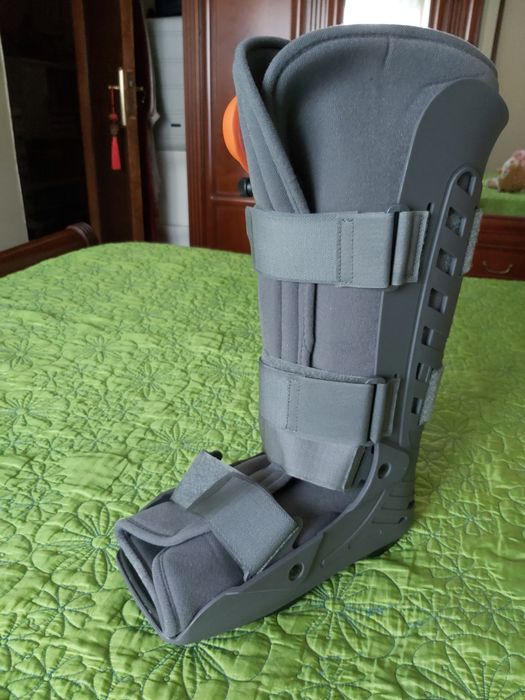 Bota walker fixa insuflável longa
