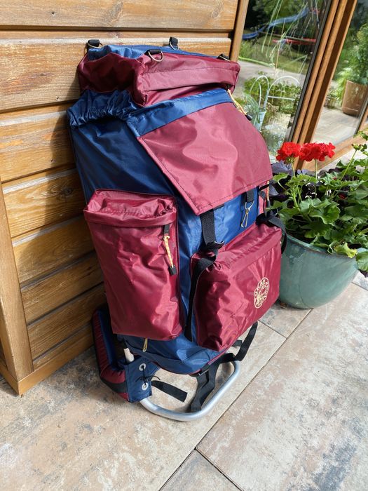 Plecak na stelażu turystyczny polski polska produkcja raz uzyty