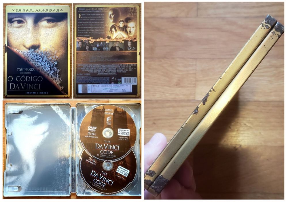 O Código Da Vinci versão alargada, 2 DVD em caixa metálica