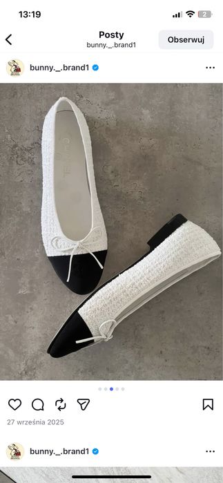 Balerinki Chanel