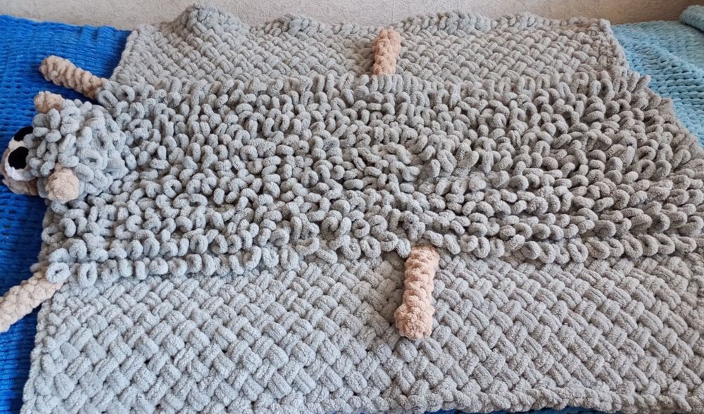 Плед з Alize Puffy 950грн