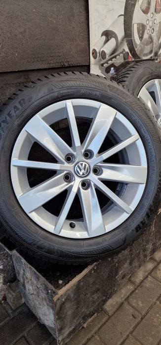 Alufelgi+opony wielosezonowe R15 5x100 et40 VW Polo 6C 6R 2024r