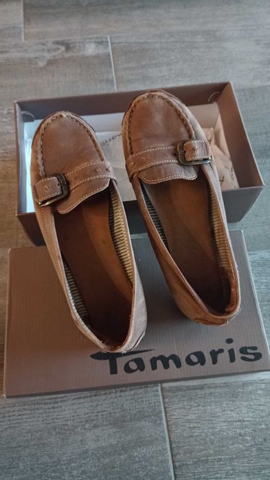 Мокасини, туфлі, фірми "Tamaris ", оригінал, 40-й розмір, 26 см.