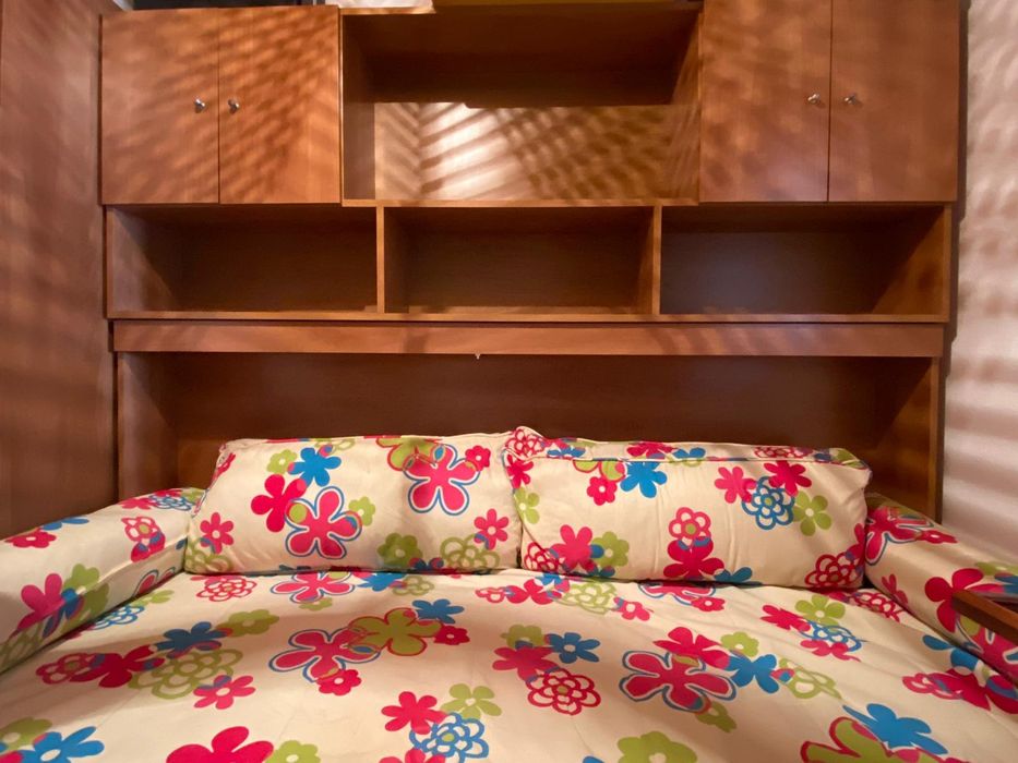 Cama estudio com estrado e colchão