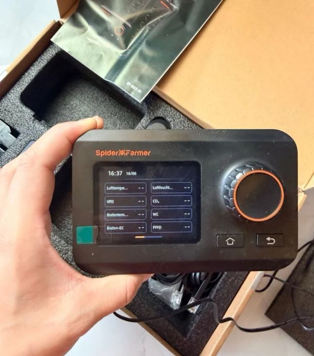 Controlador do sistema Spider Farmer GGS