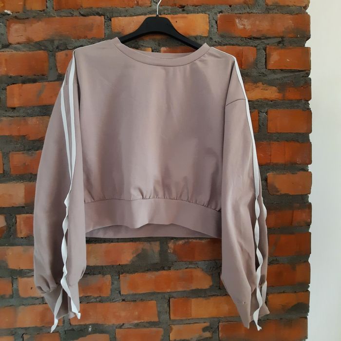 Komplet dresowy z lampasami bluza plus spodnie s,m,l