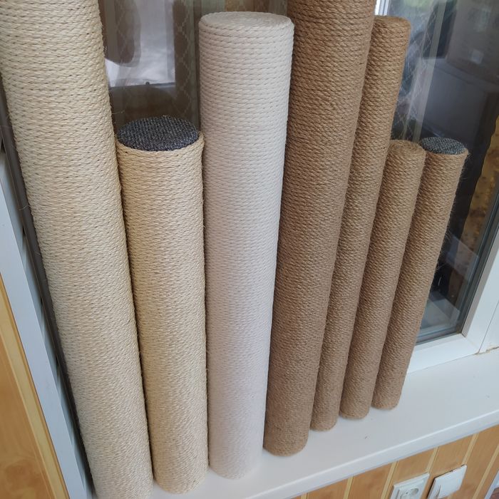 Змінні стовпчики для кігтеточки джут/бавовна/сизаль.Когтеточка,кігтеточка