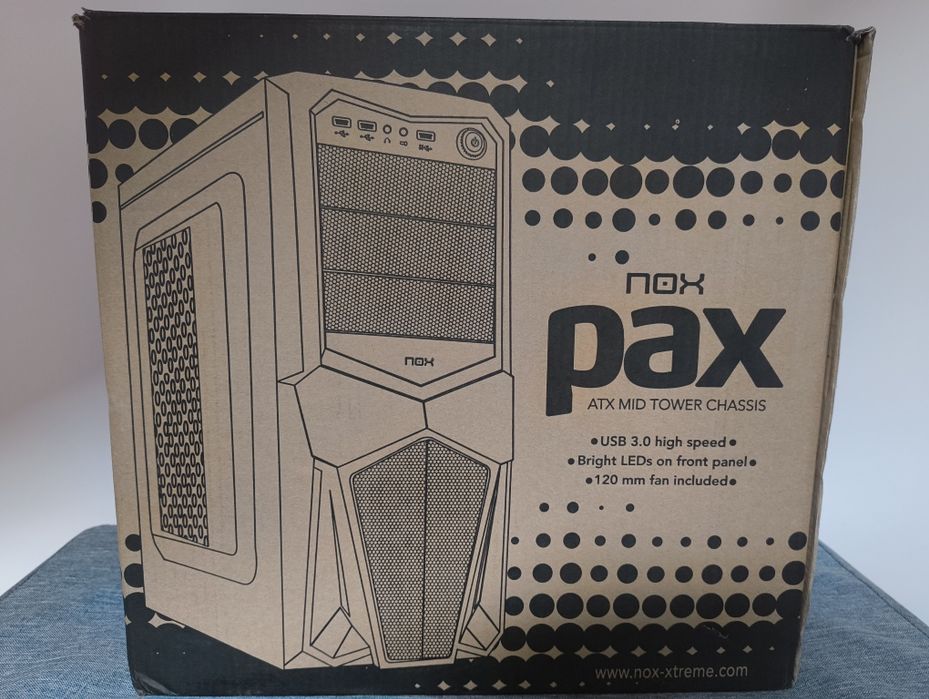Caixa NOX Pax ATX Mid Tower - Nova