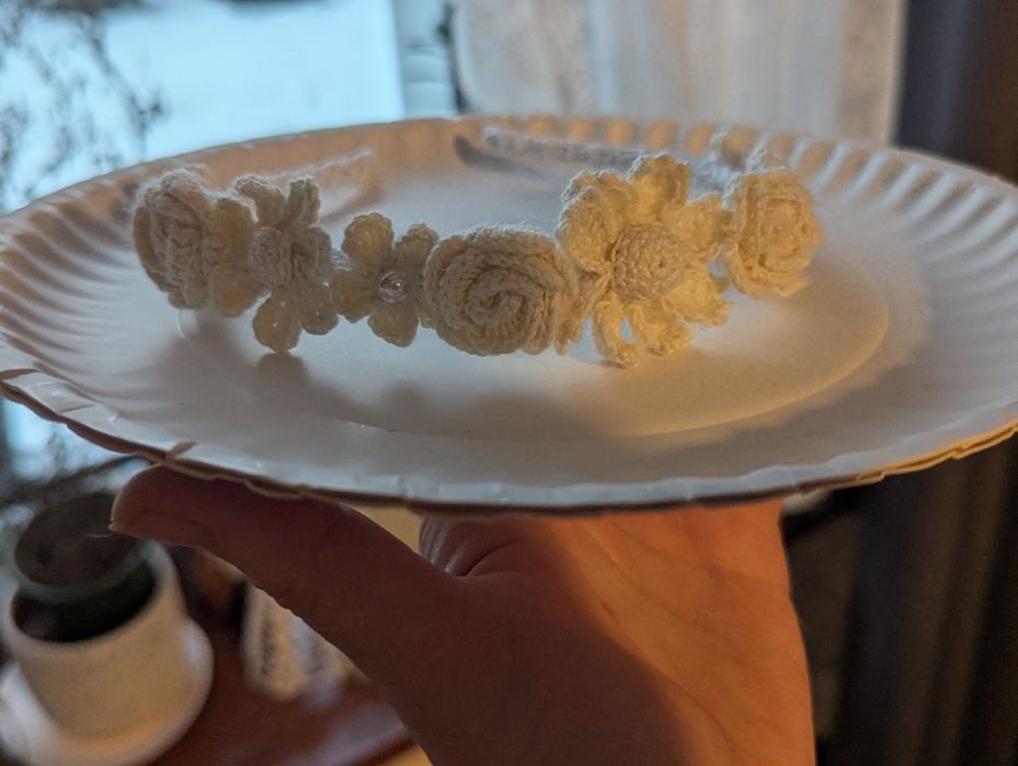 Opaska na szydełku hand made