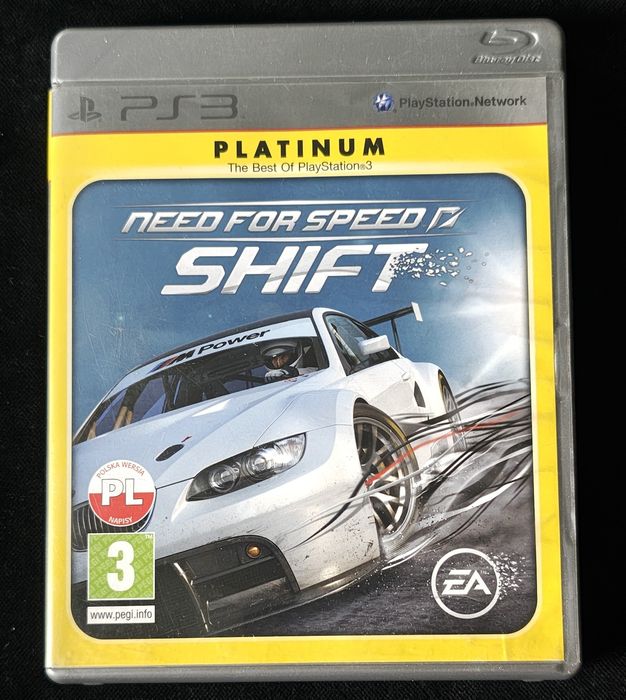 Need For Speed Shift PL na PS3 po polsku w BDB stanie Komplet 3xPL